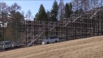 猪苗代スキー場で安全祈願祭　新アトラクションの整備など今シーズンの営業に向け準備進む