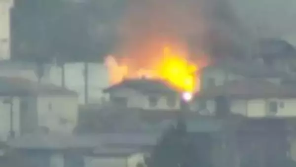 【速報】福島市で火事　火の手が上がる