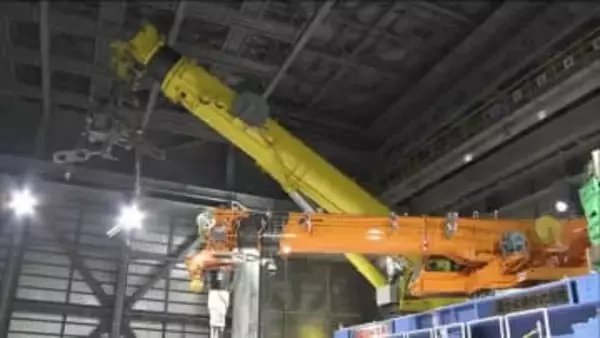 使用済み核燃料の取り出しに向け　福島第一原発2号機で装置の試運転　2028年度の取り出し完了目指す