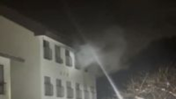 「黒煙と炎が見える」福島・高湯温泉で火事　旅館に併設の従業員寮から出火　消火活動続く　ケガ人はなし