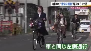自転車の“青切符”導入から１ヵ月　事故は減ったのか？　導入後の変化　ヘルメットの着用が増加