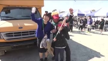 一年の福を願い４００人が参加！福島県福島市の信夫山で「暁まいり福男福女競走」今年の福男・福女は！