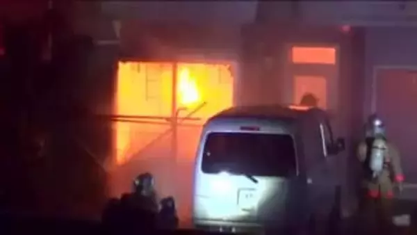 福島・いわき市内郷宮町「家が燃えている」　木造2階建ての住宅が全焼する火事　空き家とみられる