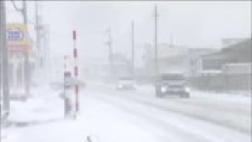 強い寒波の影響　福島県内はで広い範囲で積雪　ピーク越えるも交通情報などに注意（1月12日）
