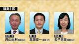 「【福島１区】5期目を目指す前職に新人2人が挑む　福島市内でそれぞれ第一声あげる《2026衆院選》」の画像1