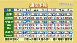「【福島県・9月2日の天気】一日限りの残暑復活！夕方からは天気の急変に注意を」の画像1