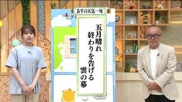 【福島県・5月20日の天気】天気図に“梅雨の三役”　梅雨のはしり早まる　20日夜から雨に