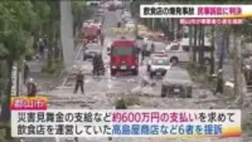2020年に郡山市で起きた飲食店爆発事故　市が提訴した民事訴訟で判決　4者の過失認める　被害者は救済の後押しとなることを期待