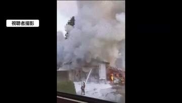 住宅などが全焼し焼け跡から１人の遺体　９０歳男性と連絡取れず＜福島・会津若松市＞