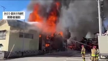 福島県喜多方市の大規模火災　火元とみられる住宅から一人の遺体　高齢の男性と連絡が取れず