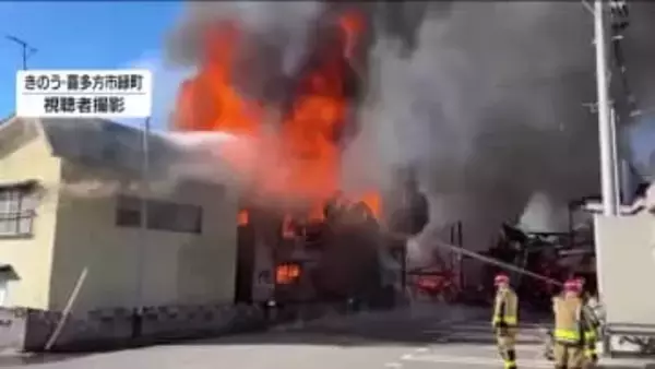 福島県喜多方市の大規模火災　火元とみられる住宅から一人の遺体　高齢の男性と連絡が取れず