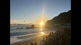 「２０２６年始まる　浜を照らす“初日の出”多くの人が手を合わせる＜福島・いわき市＞」の画像1