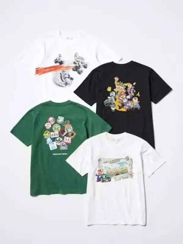 ユニクロ「UT」と「マリオカート ワールド」がコラボ！ 全4種が8月中旬発売