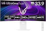 「【Amazonセール】LGのゲーミングモニターがお買い得。UltraGear OLED33.9インチ曲面モデル「34GX90SA-W」もラインナップ」の画像1
