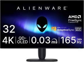 【Amazonセール】Dell、4K/165Hz対応OLEDゲーミングモニター「Alienware AW3226Q」31.5インチモデルが登場！