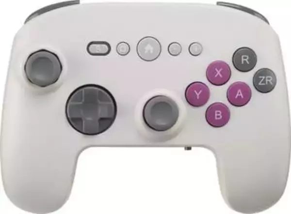 レトログレーの6ボタンを配置した無線ゲームパッドがサイバーガジェットから7月17日発売Switch2にも対応