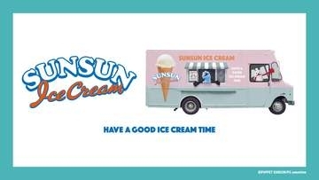 GU×「パペットスンスン」コラボ第2弾アイテムが本日6月19日より販売開始アイスクリームショップなどをデザインしたグラフィックTシャツやミニポーチが登場