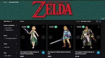 ハズブロ、「ゼルダの伝説 ティアーズ・オブ・ザ・キングダム」よりリンクたちのアクションフィギュア3点を発売決定