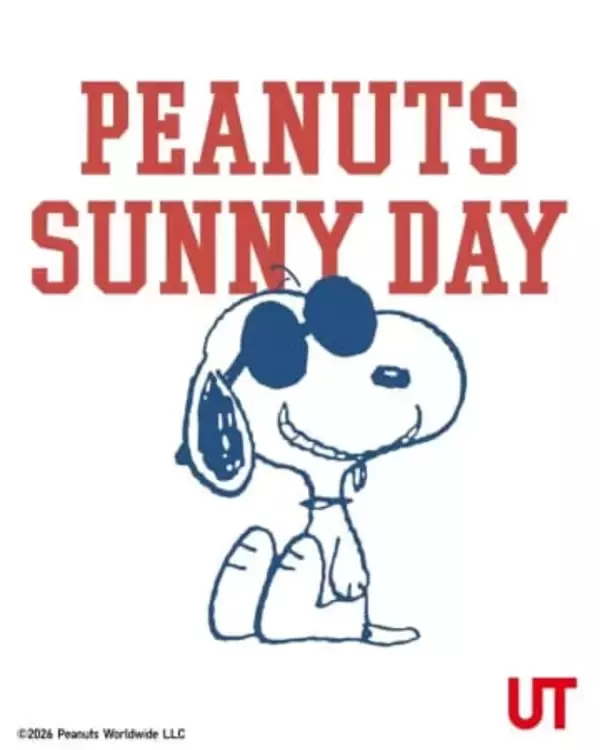 ユニクロ「ピーナッツ」コラボの新コレクション3月下旬発売！ KIDS用Tシャツ4種＆キャップ3色展開