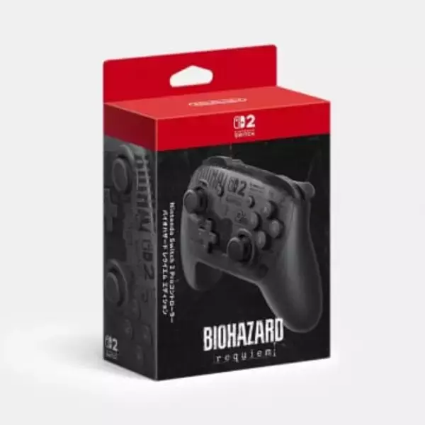 「バイオハザード レクイエム」をモチーフにした特別デザインのSwitch2用Proコントローラーが本日発売