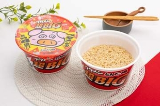 ブタメンをお腹いっぱい食べられる「ブタメン超BIG」がセブンイレブン限定で8月11日に発売麺が約4倍のBIGサイズ
