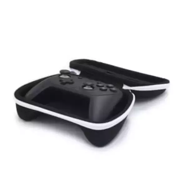 「Switch2/Switch/PS5/PS4用コントローラ収納セミハードポーチ＜ブラックホワイト＞」が登場丈夫で軽量なEVA素材を使用