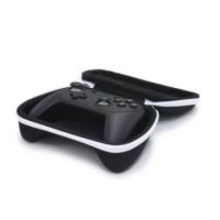 「Switch2/Switch/PS5/PS4用コントローラ収納セミハードポーチ＜ブラックホワイト＞」が登場丈夫で軽量なEVA素材を使用