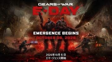 「GEARS OF WAR: E-DAY」10月6日発売！ XBOX独占でシリーズ前日譚を描く【XboxGamesShowcase2026】