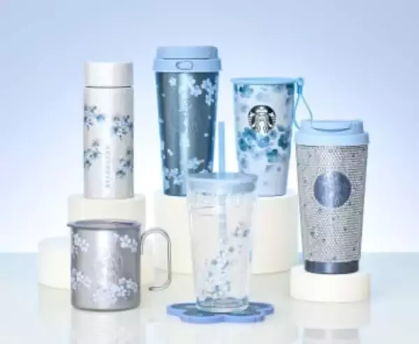 スタバ「SAKURA Twinkle Gently」3月3日20時からオンライン販売開始。桜と青空をイメージ