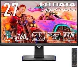 【Amazonセール】I-O DATAのゲーミングモニター「GigaCrysta」がお買い得価格で登場！WQHD/240Hz対応モデル、4K/160Hz対応モデルなどラインナップ