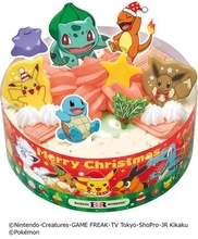 サーティワンのクリスマス用アイスケーキにポケモン登場！ ピカチュウたちのチョコプレート付き商品が発売ゴディバ監修のケーキなどもラインナップ