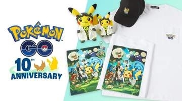 「ポケモンGO」10周年記念グッズがポケモンセンターで7月11日より発売「ウィロー博士の助手ピカチュウ」のぬいぐるみやマスコットが登場