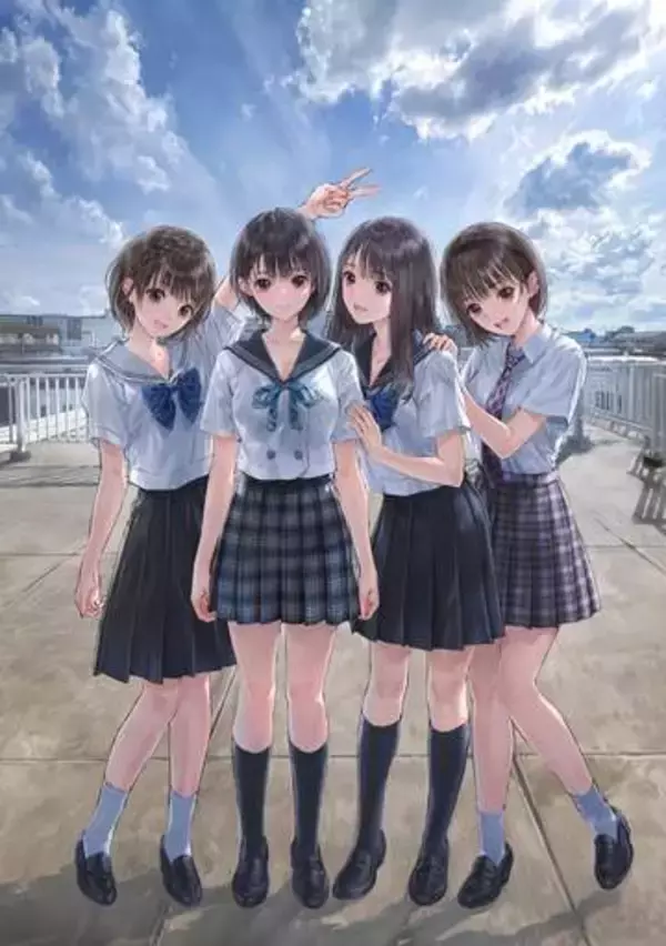 「BLUE REFLECTION Quartet: 少女たちのキセキ」7月30日発売。PV第1弾公開岸田メル氏がキャラクターデザインを担当するシリーズ4作品がひとつに