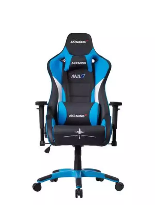 AKRacingとANAの初コラボゲーミングチェア「AKRacing for ANA Pro-X V2」発売背もたれにANAブランドロゴ、座面には滑走路から飛び立つ機影をモチーフにしたマーク