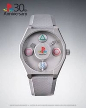 初代プレステモチーフの限定腕時計発売！ △〇×□が動く腕時計2種も展開