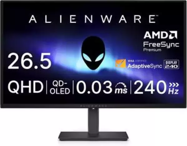 【Amazonセール】Dellの26.5インチQD-OLEDゲーミングモニター「Alienware」などがお買い得