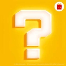 マクドナルド、次回ハッピーセットは「スーパーマリオ」コラボか？ ハテナブロックの画像が公開