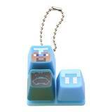 「「マイクラ」のキャラがデザインされたガシャポン「MINECRAFT カラフルキーボードチャーム」4月第4週発売カチカチギミックがクセになる全4種がラインナップ」の画像1