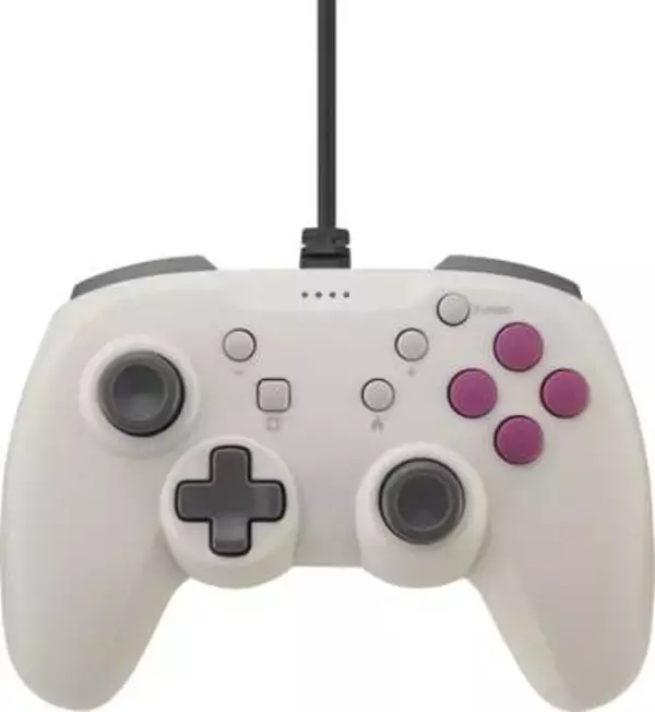 「CYBER・レトロスタイルゲームパッド4B 有線タイプ（Switch2／Switch用）」が5月27日に発売ジャイロ&加速度センサー搭載有線コントローラー