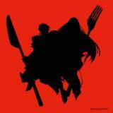 「ジョイフルが「Fate」とのコラボを示唆。ナイフとフォークを構える「ギルガメッシュ」と「エルキドゥ」らしきシルエット」の画像1