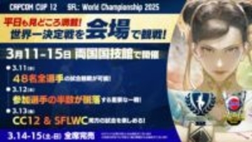 「CAPCOM CUP 12」決勝、「スト6」バトルハブ内でのライブ配信決定！ ライブ視聴チケットの価格も見直し