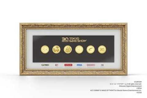 TGS2026特別企画「30周年アニバーサリーチケット」が7月11日12時から販売開始ゲームタイトルIPなどが刻印された純金メダルが特典に。価格は驚異の330万円