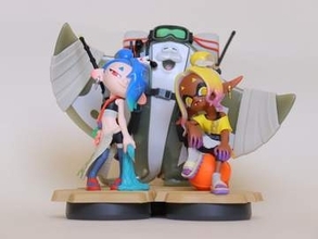 「スプラトゥーン レイダース」、すりみ連合のamiiboをフォトレポートさすがの造形で魅せるレイダーススタイル。3人揃う台座にも仕掛けアリ