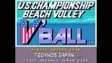 「テクノスジャパンのアクション「ビーチバレー V'BALL」がアケアカ/アケアカ2に登場。8月13日より配信開始若者2人を操作しビーチバレー大会の優勝を目指す」の画像1
