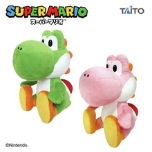 【マリオ】特大サイズのおすわりヨッシーぬいぐるみが7月11日よりプライズ景品として再登場！