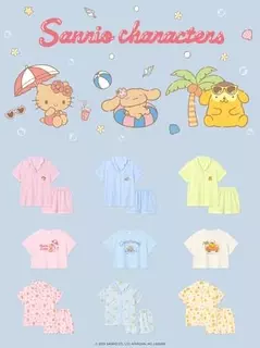 GU、サンリオとのコラボ商品を7月13日に発売！ シナモロールたちのTシャツなどをラインナップ