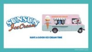 GUが「パペットスンスン」コラボ第2弾アイテムを6月19日より販売開始スンスンがアイスから顔を覗かせるミニポーチなど