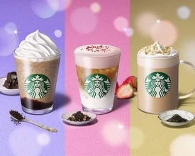 スタバ、今年のホリデーは3種のティーが登場！ ストロベリーラテ、アールグレイ×チョコレート フラペチーノなど