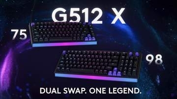 ロジクールG、ガスケットマウント採用のゲーミングキーボード「G512 X」6月11日発売！「デュアルスワップ」でアナログとメカニカルを使いわけられる