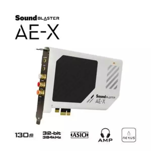 ハイレゾ再生に対応したPCI-eサウンドカード「Sound Blaster AE-X」が6月上旬に発売